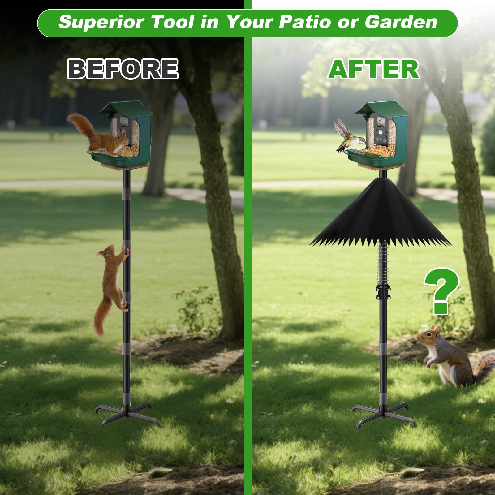 Installation guide for Detoypapa squirrel baffle
