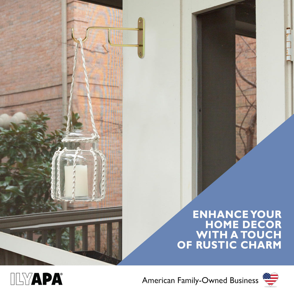 Installation guide for Ilyapa metal wall plant hangers