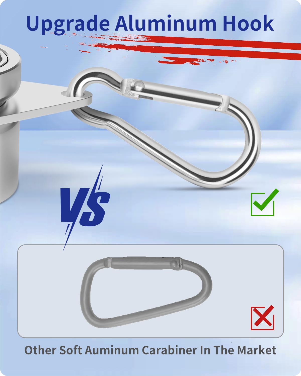 Installation guide for Loretoy flagpole rings with hooks