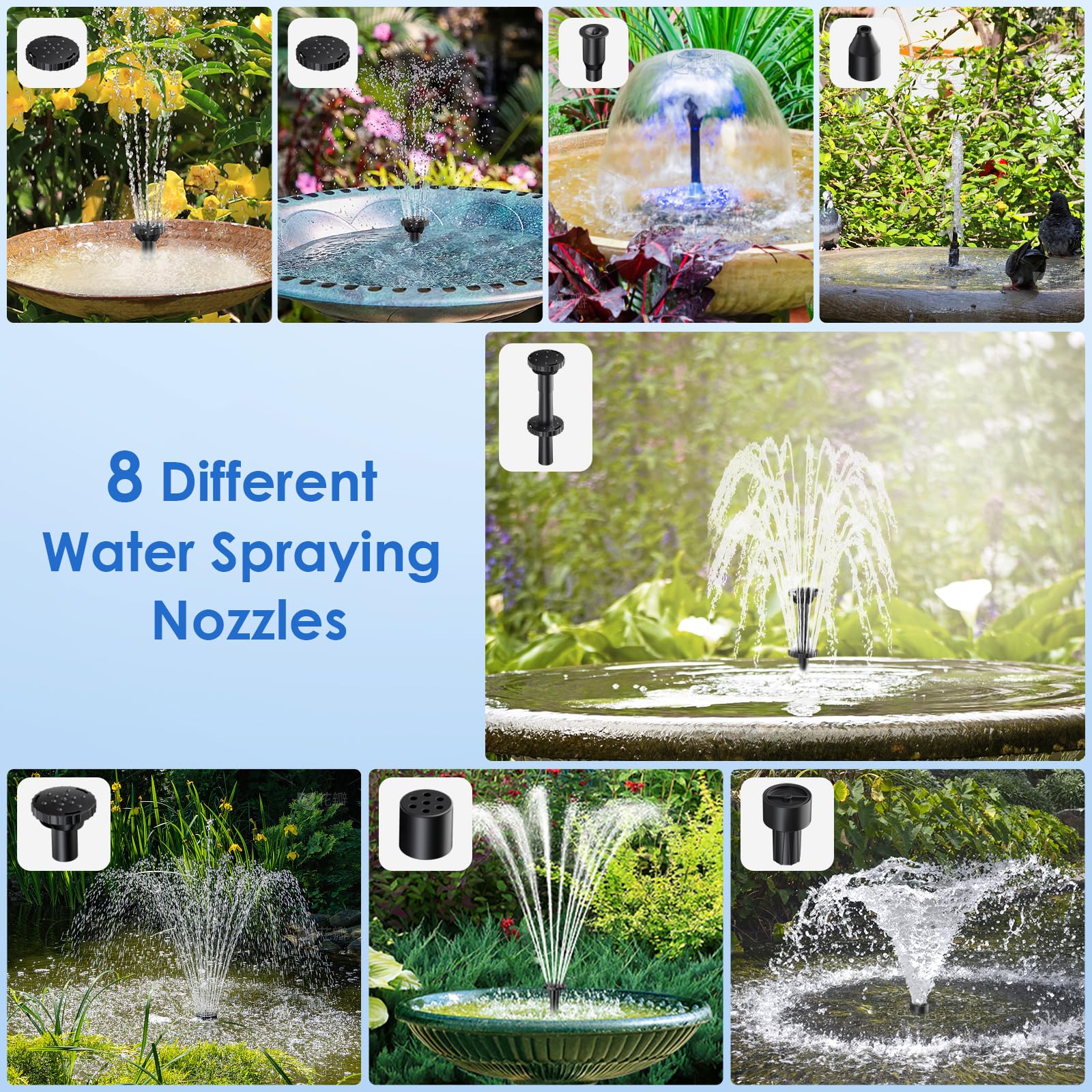 Installation guide for POPOSOAP Solar Fountain Pump