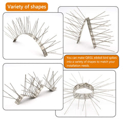 Installation guide for QIEGL Bird Spikes with cotton gloves