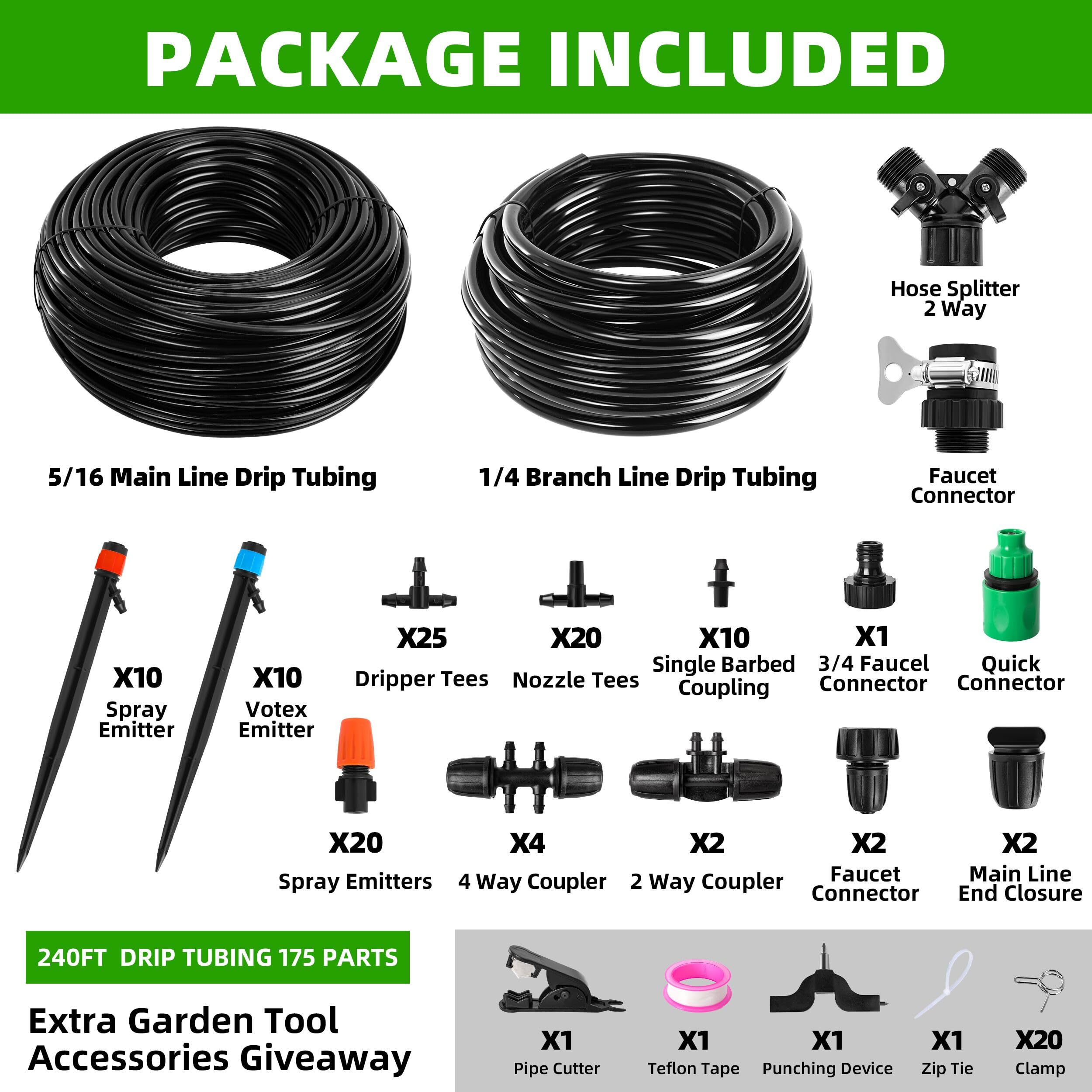 Installation instruction manual for lucdnc drip irrigation kit