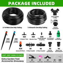 Installation instruction manual for lucdnc drip irrigation kit