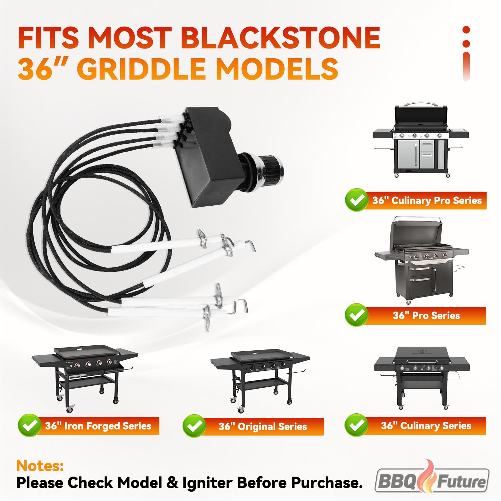 Installation instructions for BBQ Future igniter kit