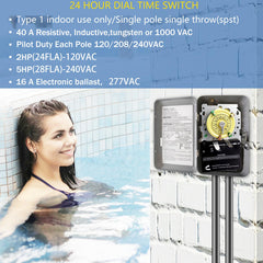 Installation instructions for Bxmgr T101M Pool Timer