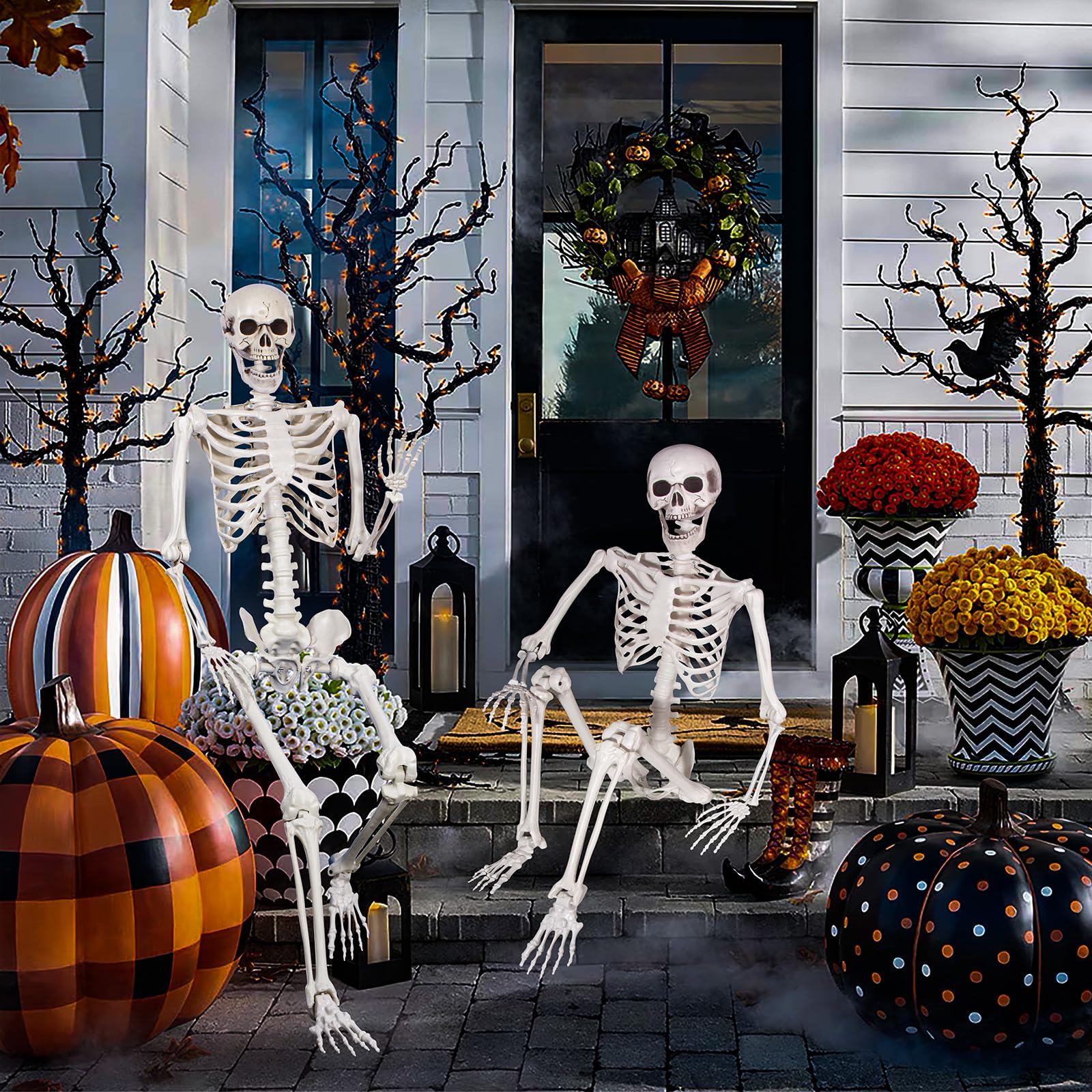 Installation instructions for LaLamona Halloween Skeleton