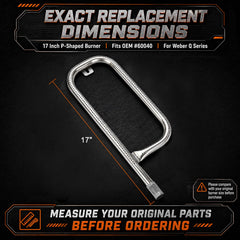 Installation instructions for Uniflasy grill burner tube