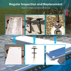 Installation manual for ArcViar Diving Board Bolt Kit