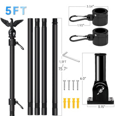 Installation manual for LETSTRY flag pole kit