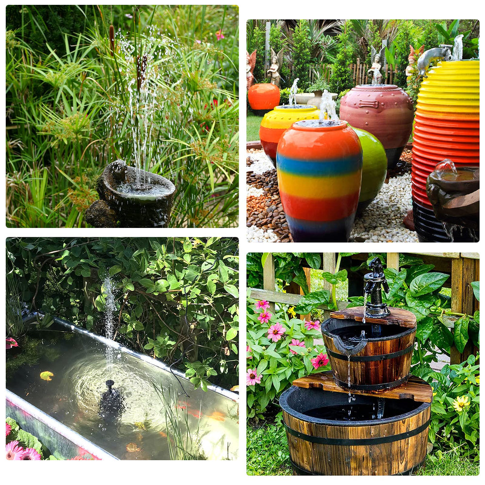 Installation of AISITIN solar water pump in garden