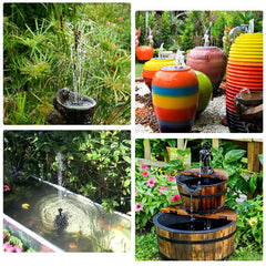 Installation of AISITIN solar water pump in garden