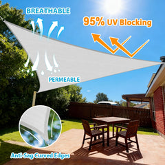 Installation of Amagenix Sun Shade Sail with ropes attached