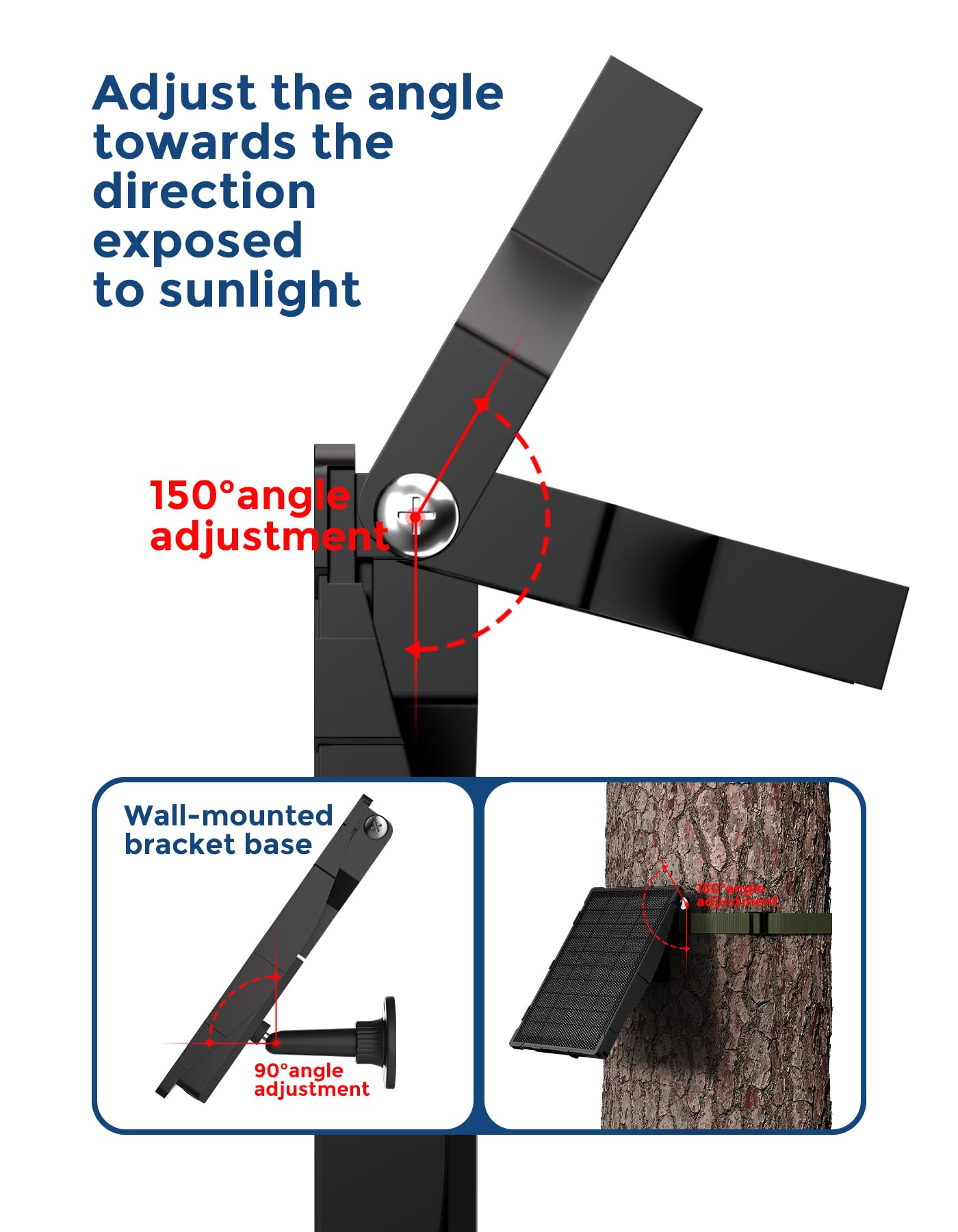 Installation of Augstci Solar Panel on tree