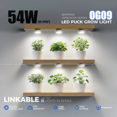 Installation of Barrina Puck Grow Light OG09 using magnetic mounts