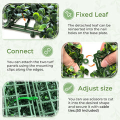 Installation of BHXCL grass wall panels with cable ties