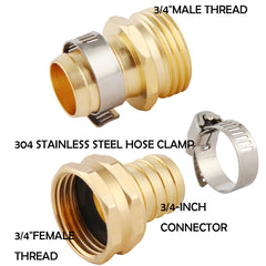 Installation of BILAL brass garden hose connectors