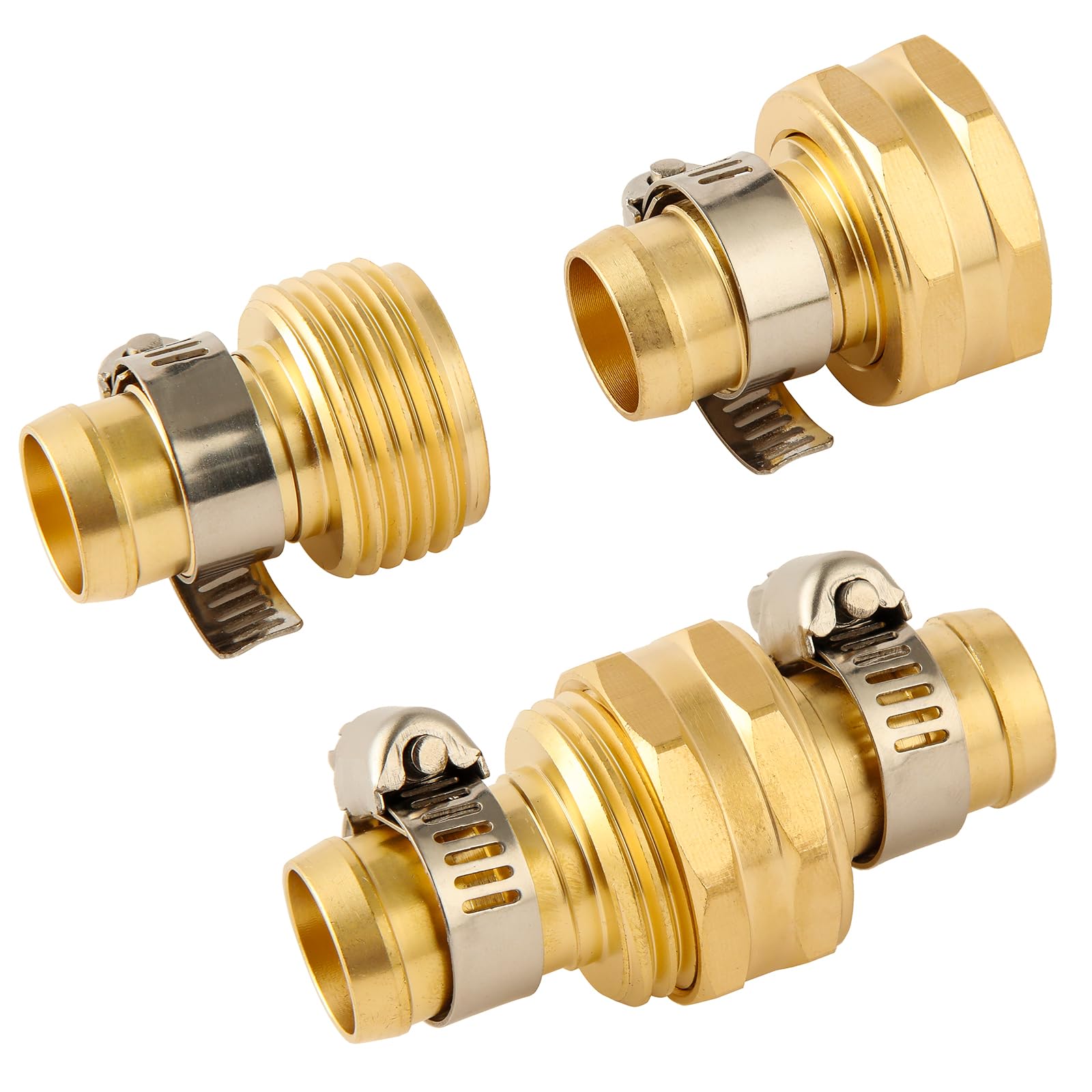 Installation of BILAL hose connector on a garden hose
