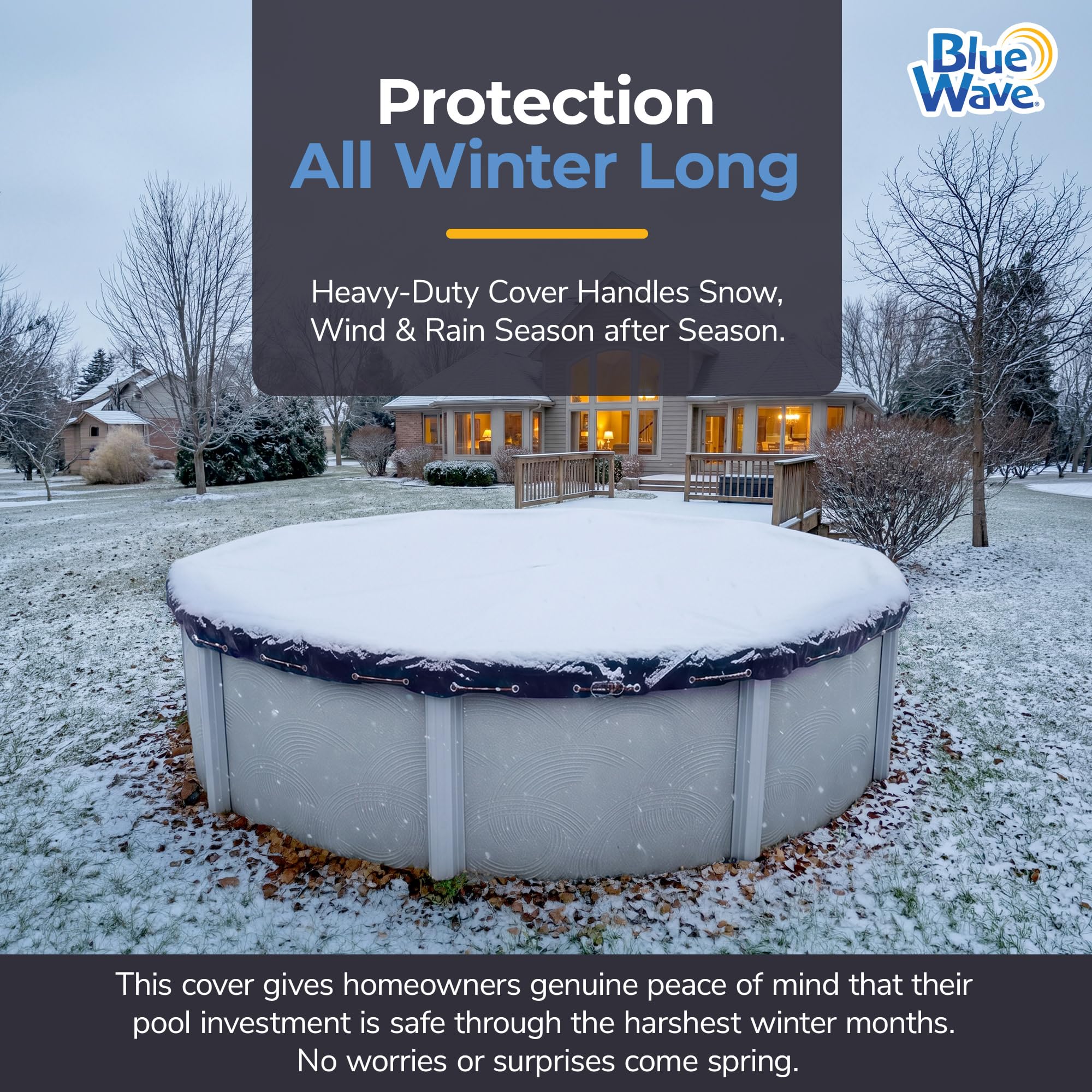 Installation of Blue Wave pool cover with cable and winch