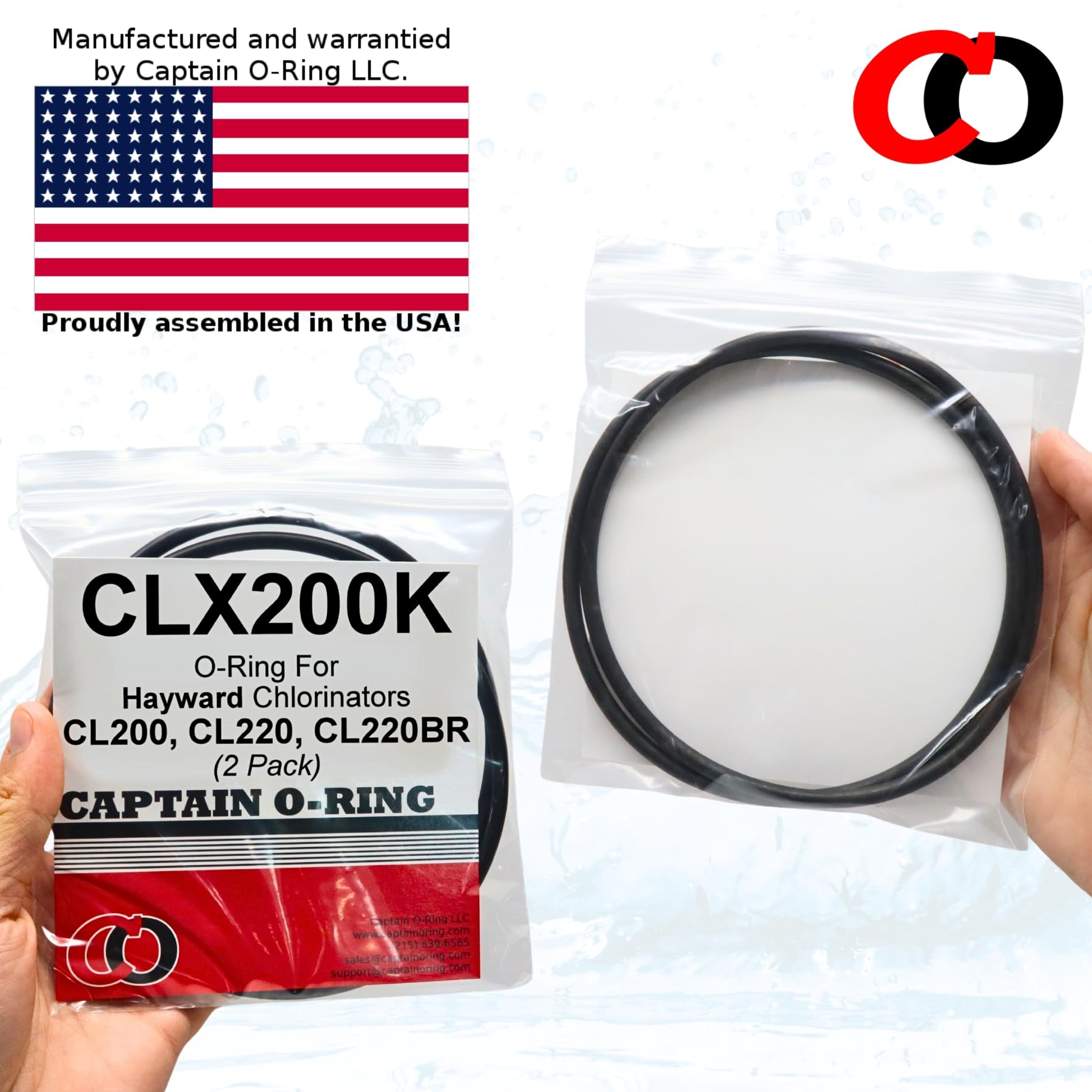 Installation of Captain O-Ring CLX200K in Hayward chlorinator