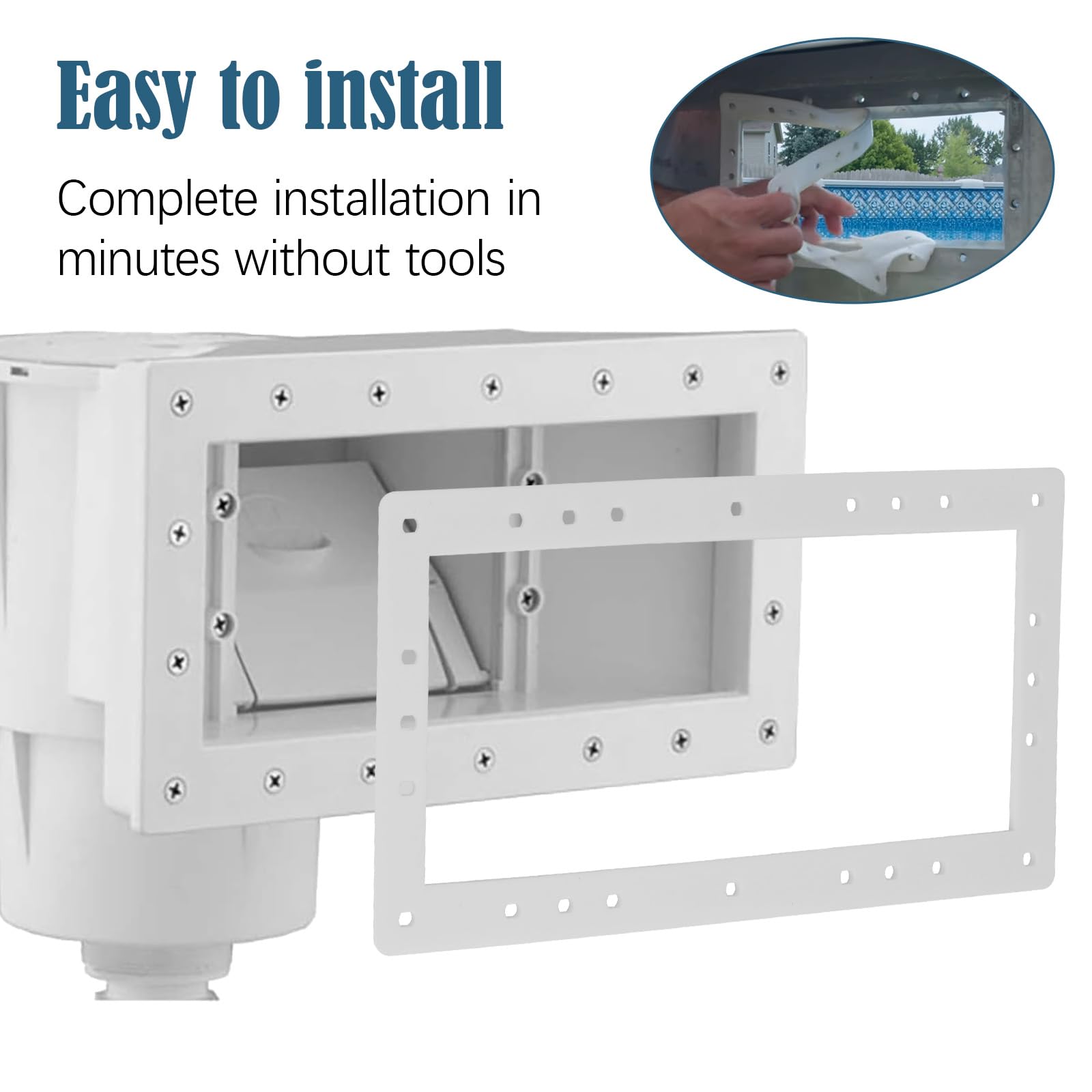 Installation of EAORBD Pool Skimmer Gasket SPX1091GW