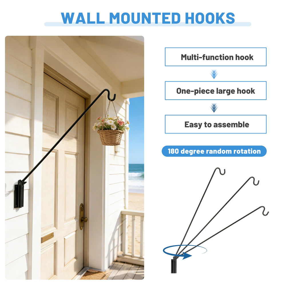 Installation of ERYTLLY deck hook on railing
