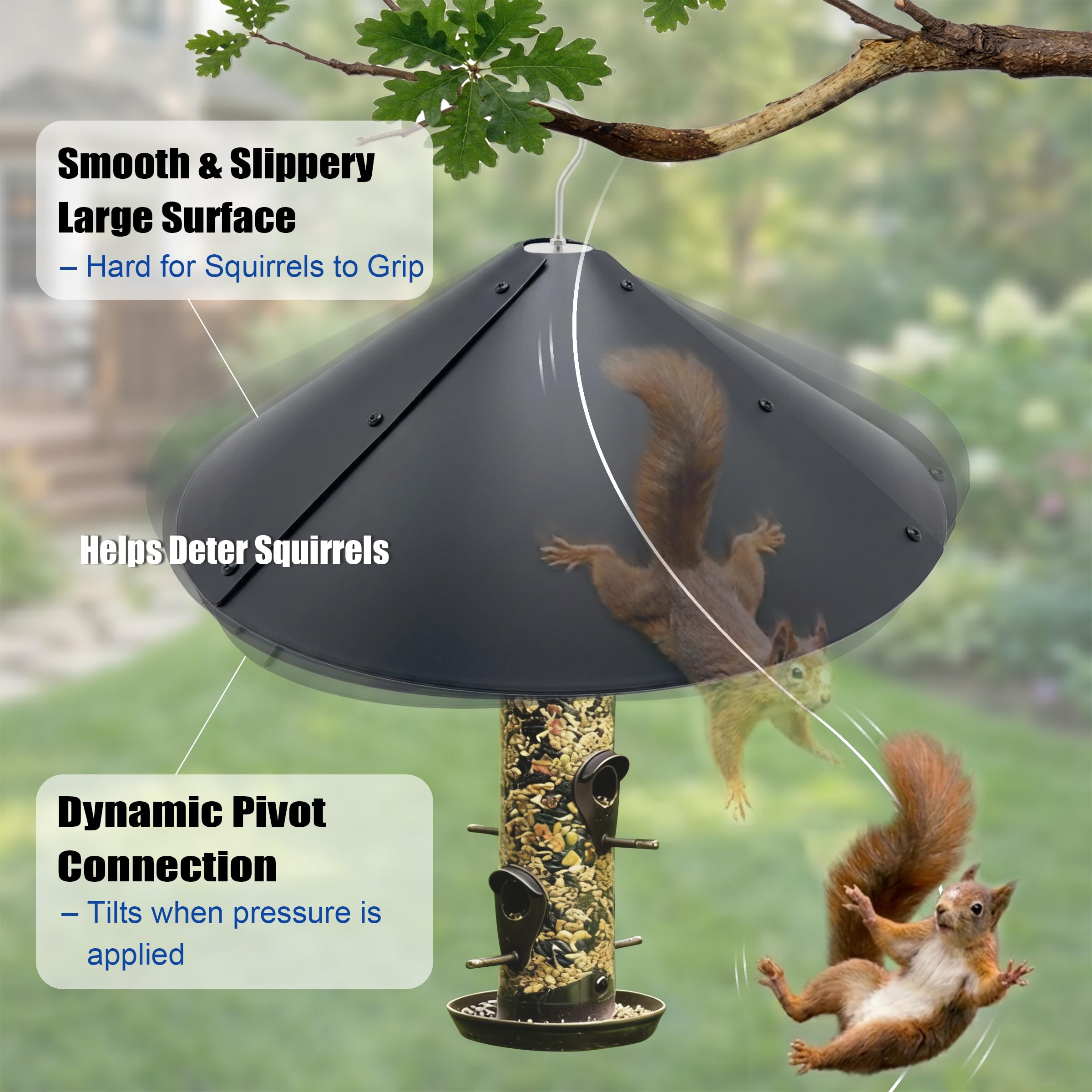 Installation of Forever Song Squirrel Baffle with hardware