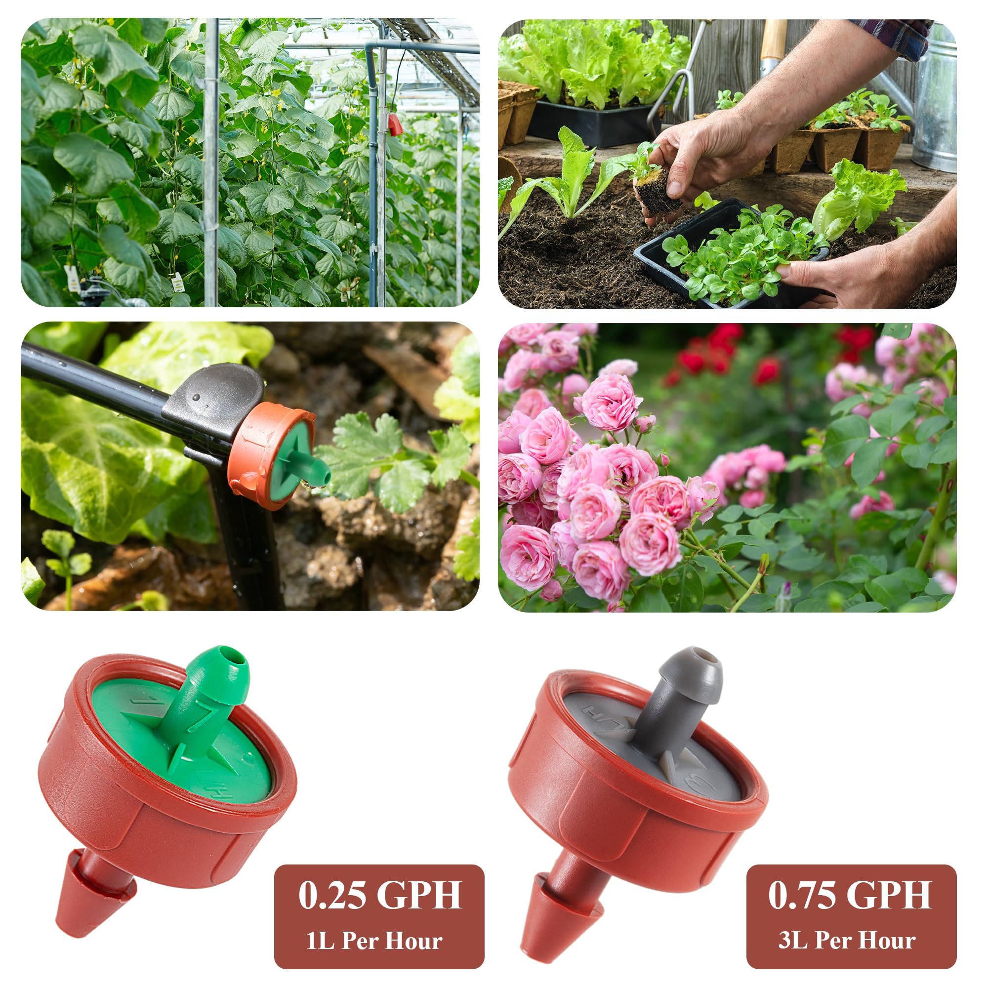installation of FULAIERGD drippers on drip irrigation tubing