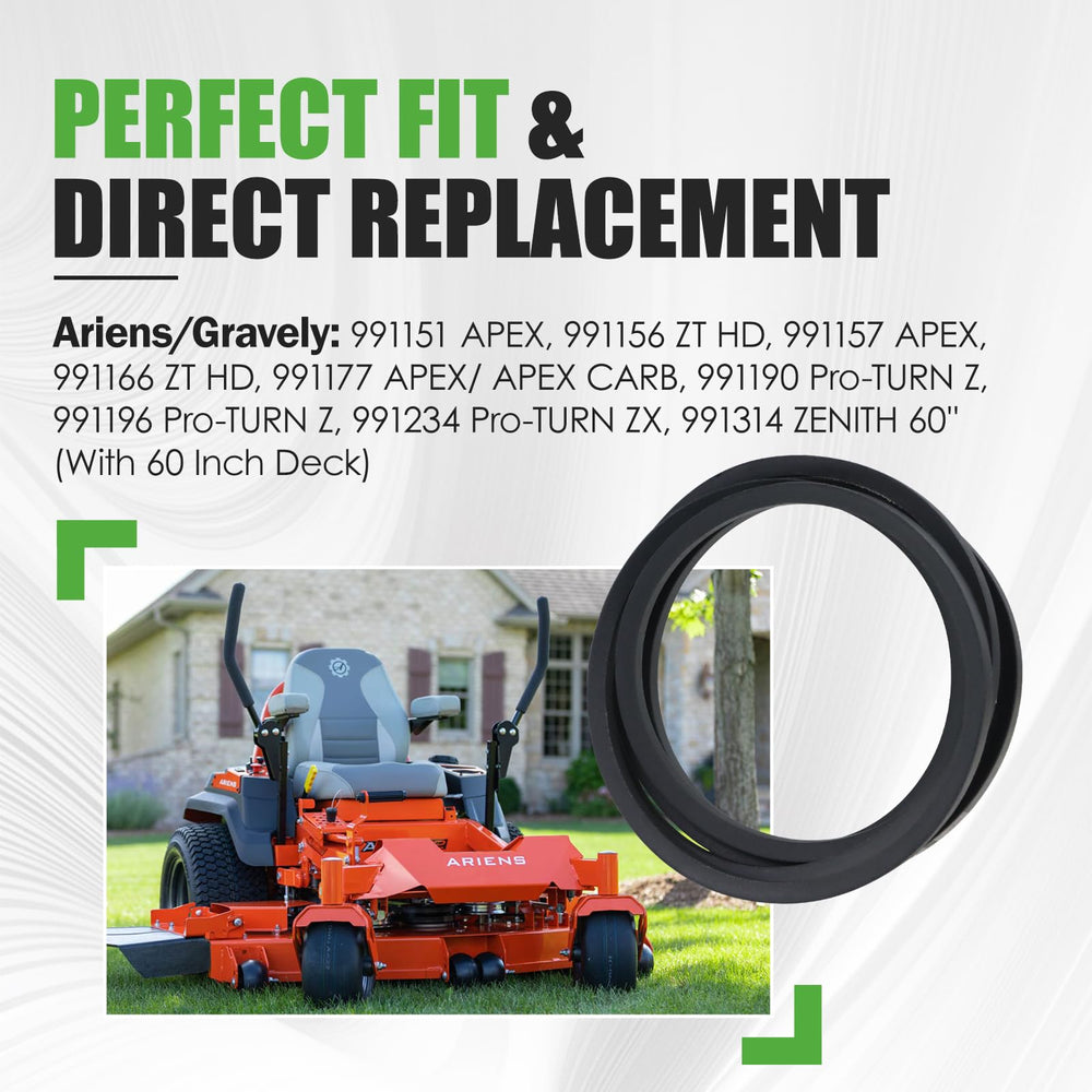 Installation of GEATaaT Mower Deck Belt on mower