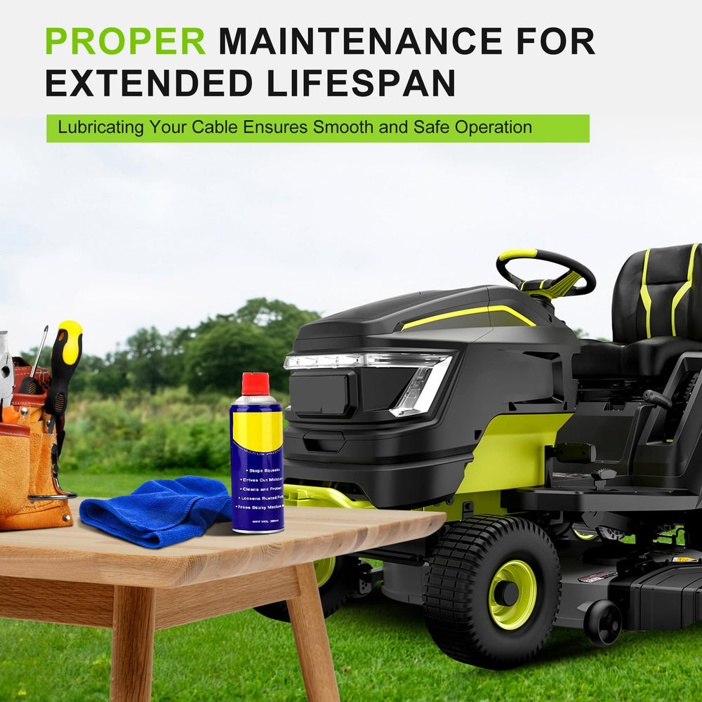 Installation of Harbot 175067 Deck Clutch Cable on lawn mower