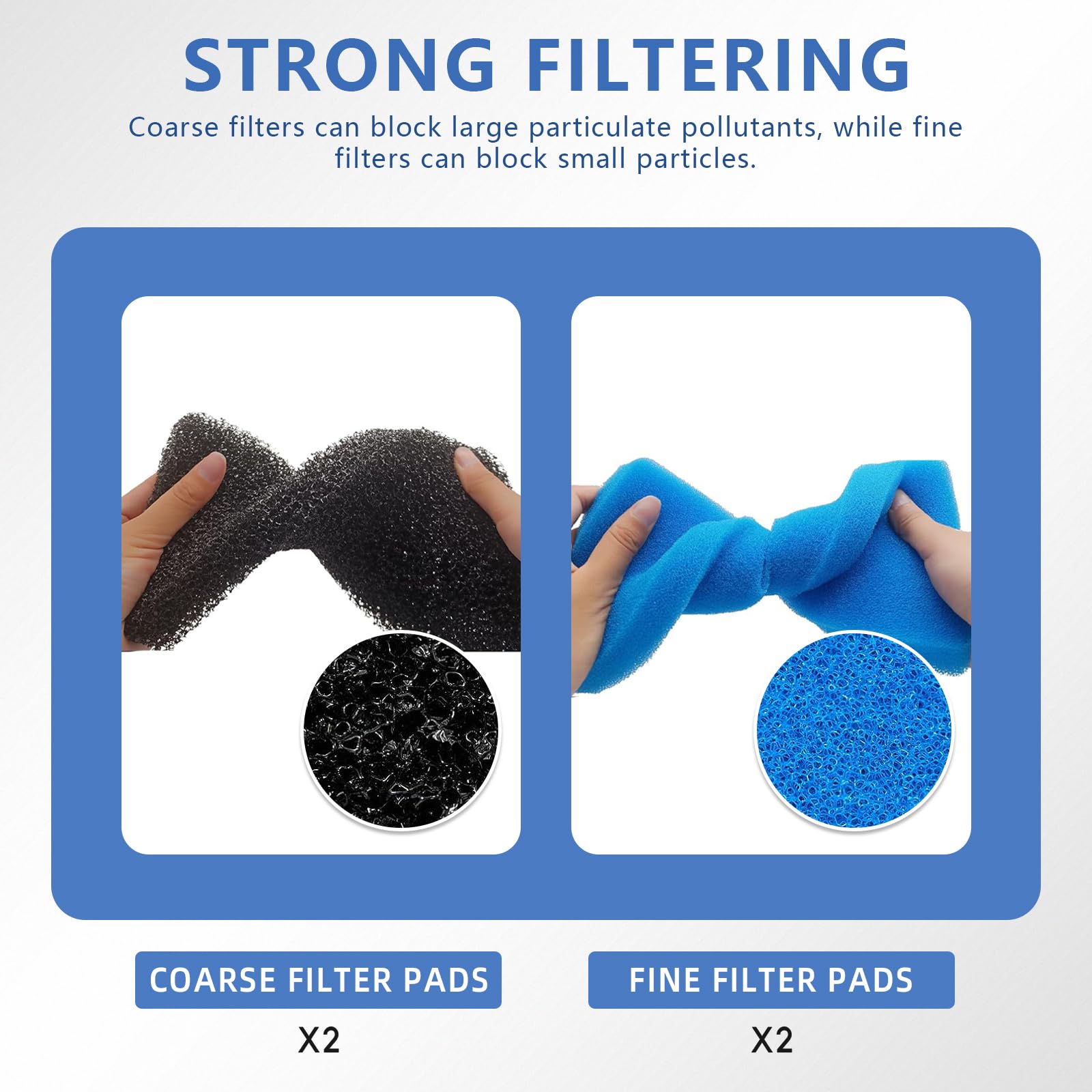 Installation of HAVANSIDY filter pad in pond system