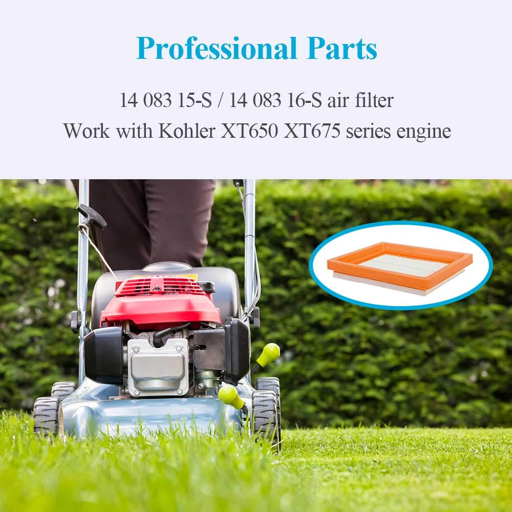 Installation of HOODELL air filter in lawn mower
