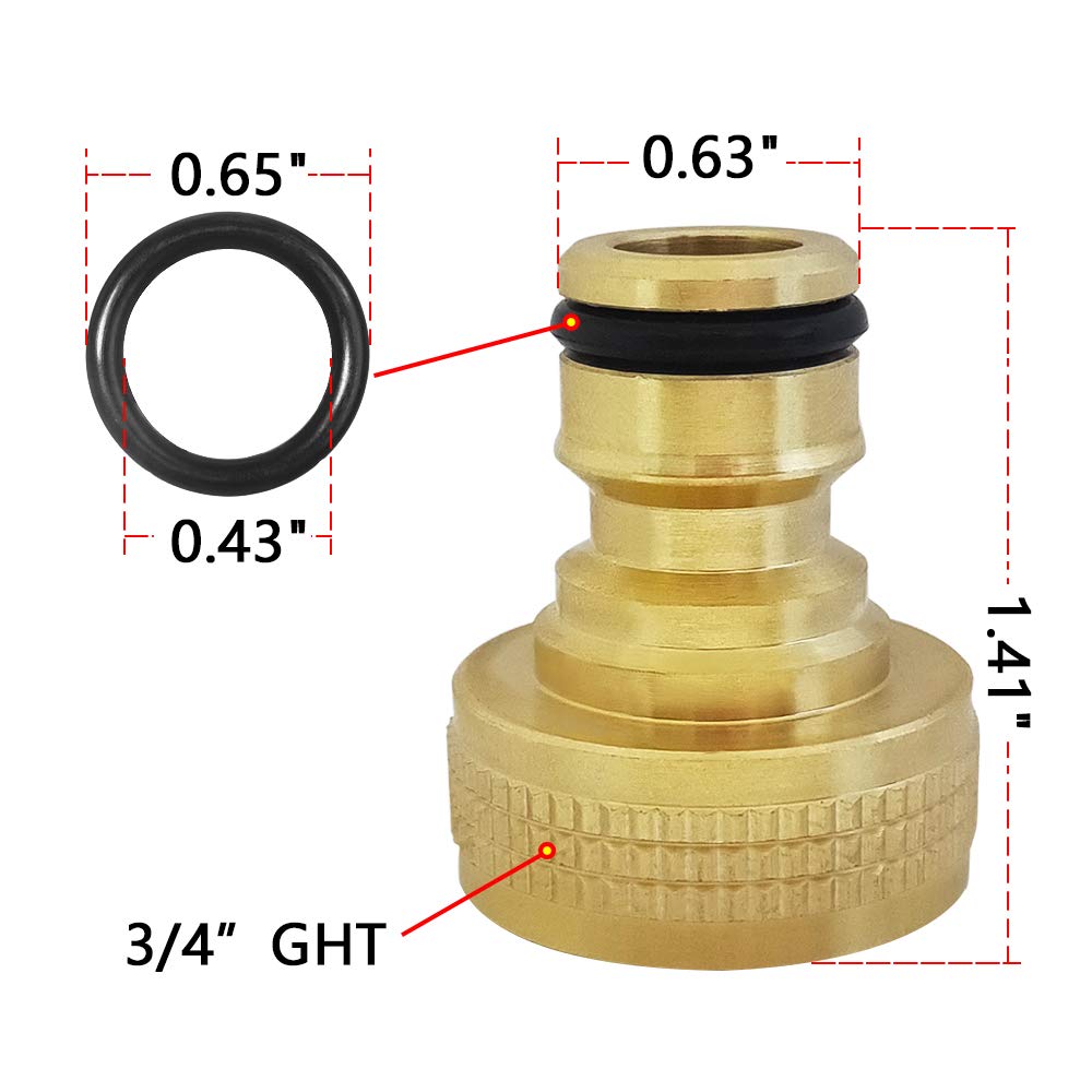 Installation of HQMPC Garden Hose Quick Connector on a hose