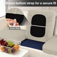 Installation of hyha cushion cover with elastic straps