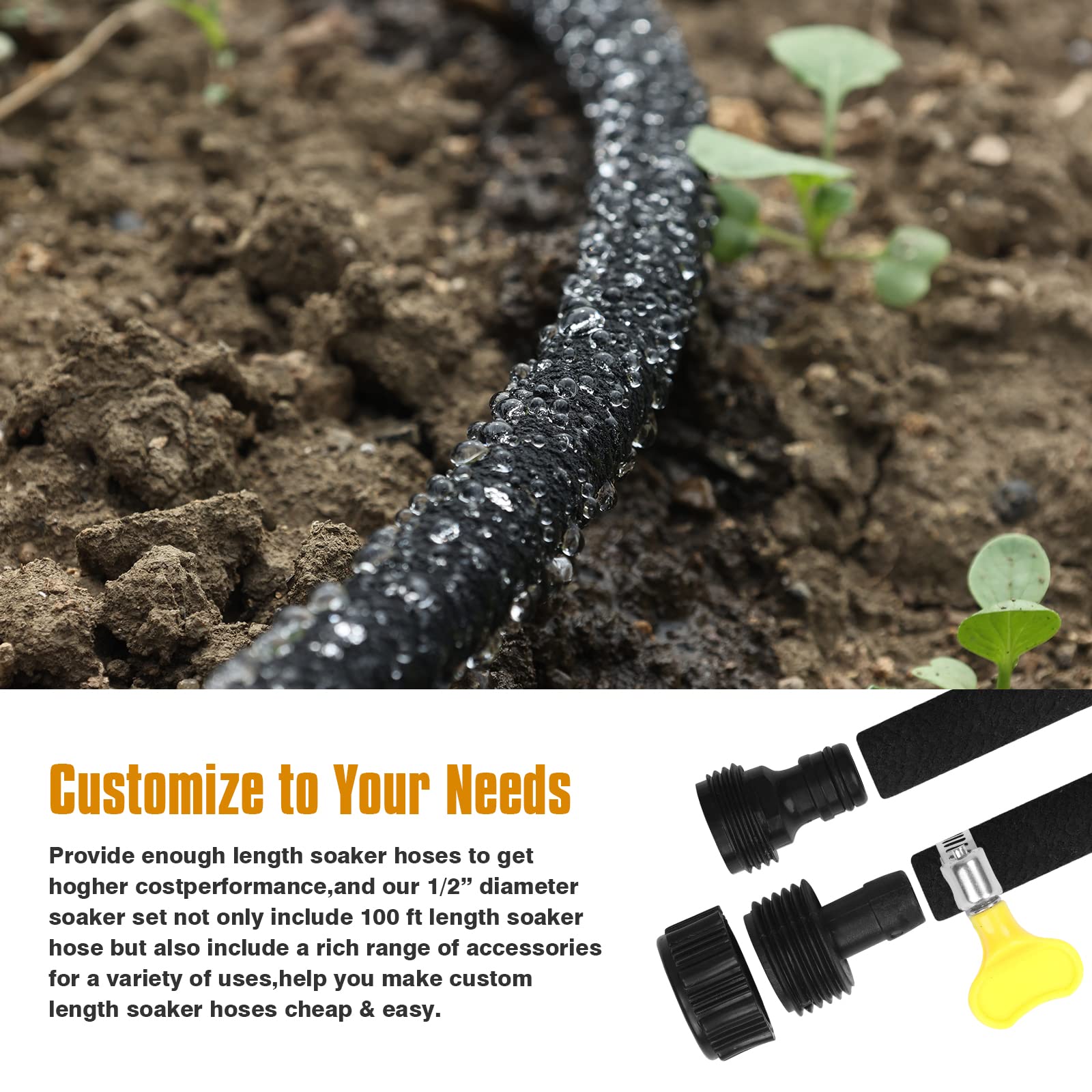Installation of HZGREEN Soaker Hose in garden