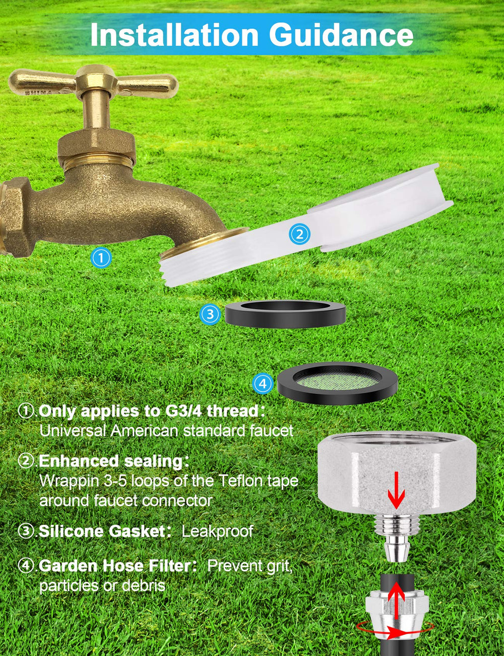 Installation of Lekit misting system in backyard