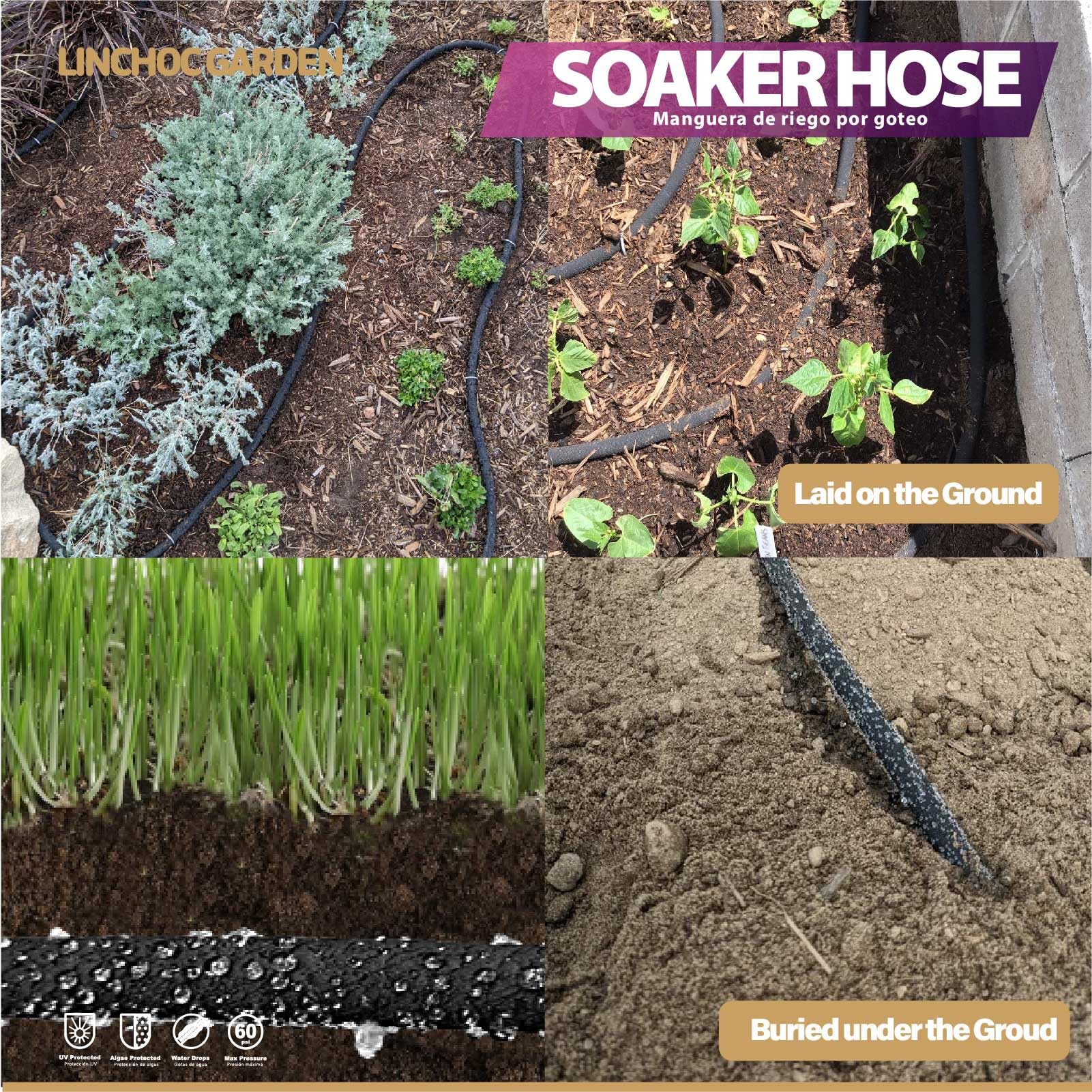 Installation of LINCHOC GARDEN Soaker Hose