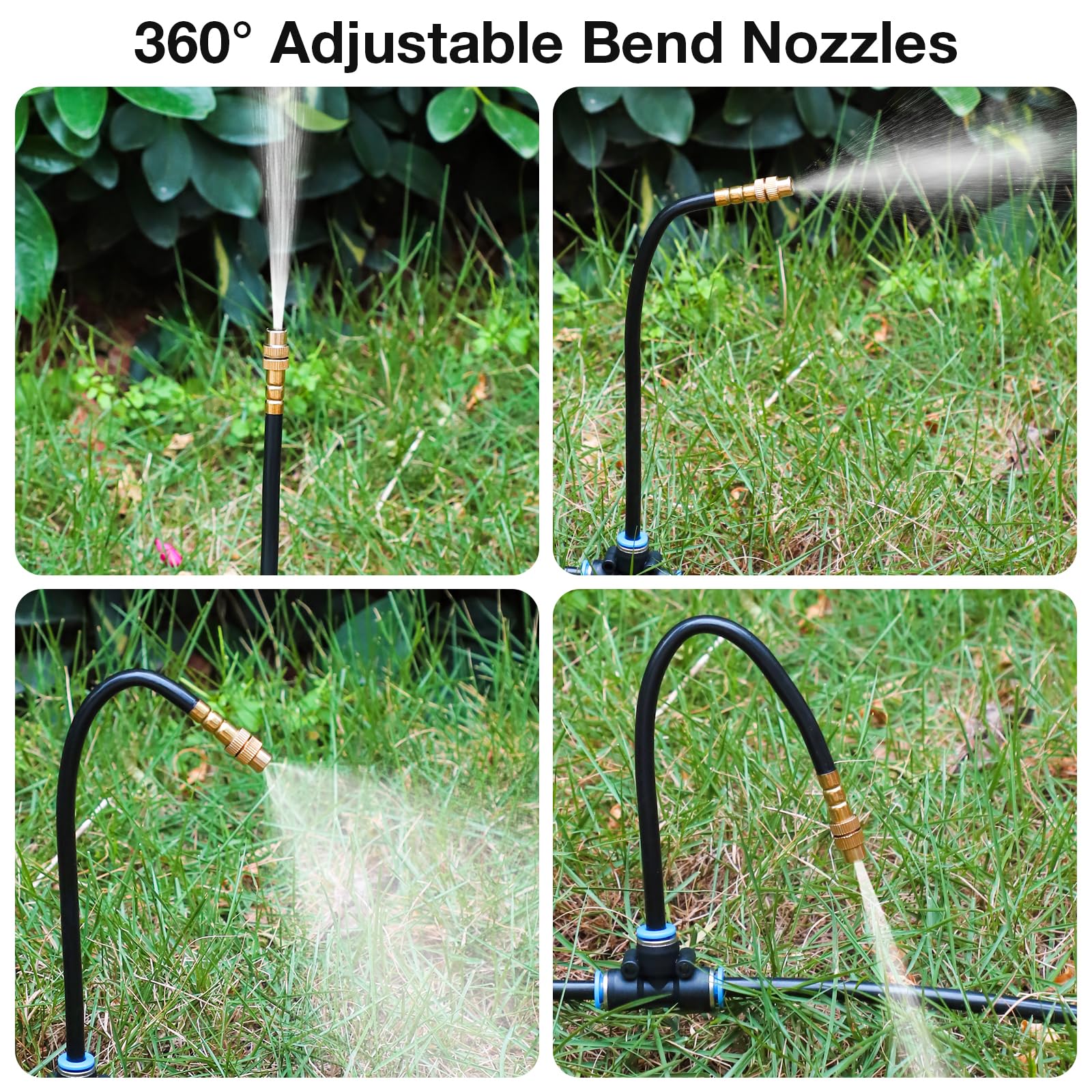 Installation of MIXC drip irrigation system in garden