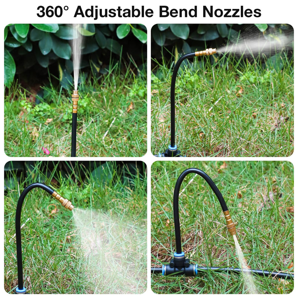 Installation of MIXC drip irrigation system in garden