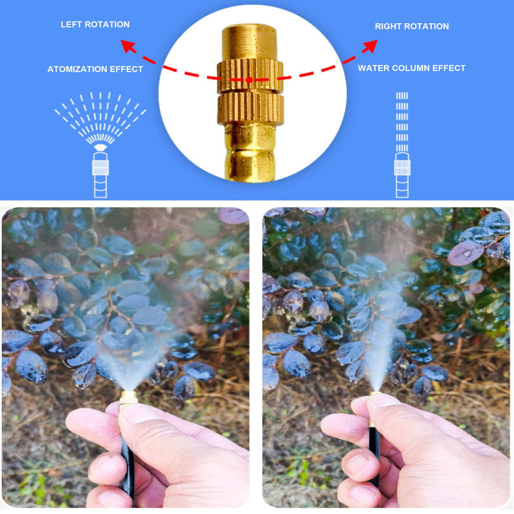 Installation of MOCOBER drip irrigation system in a garden