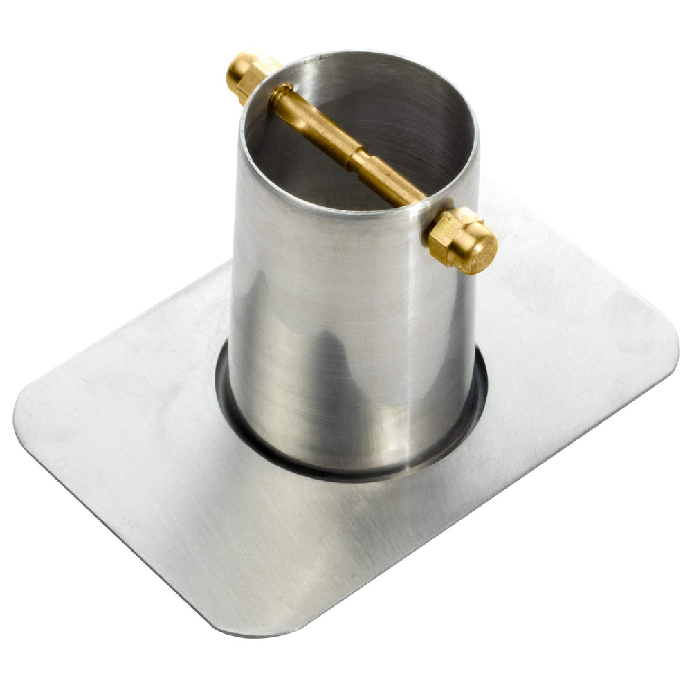Installation of Monarch Rain Chains Gutter Adapter on a gutter