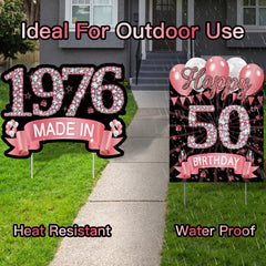 Installation of MOORAY yard signs with wooden stakes