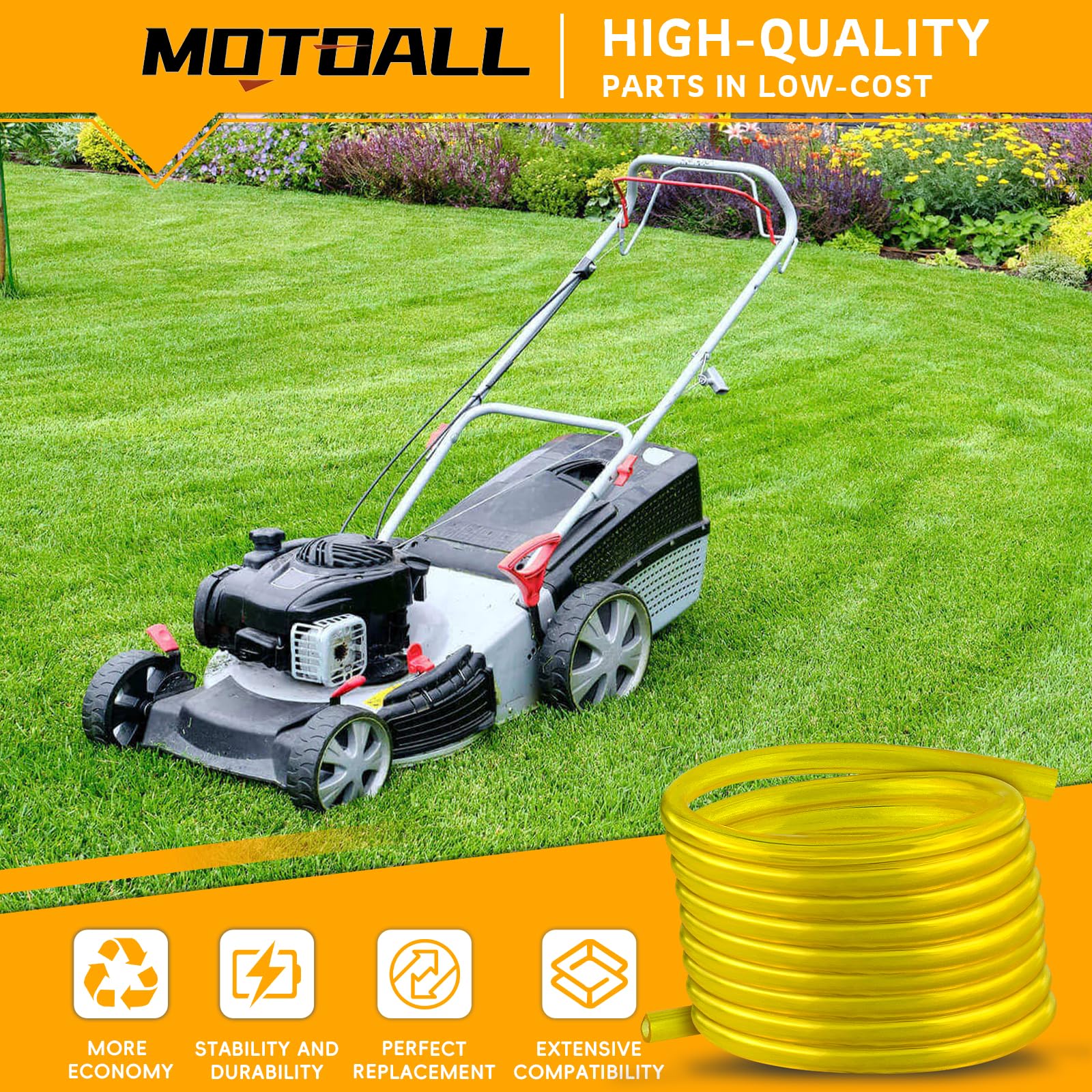 Installation of MOTOALL Fuel Line Hose on a chainsaw