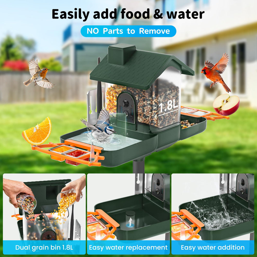 Installation of NAVFS Bird Feeder on a tree