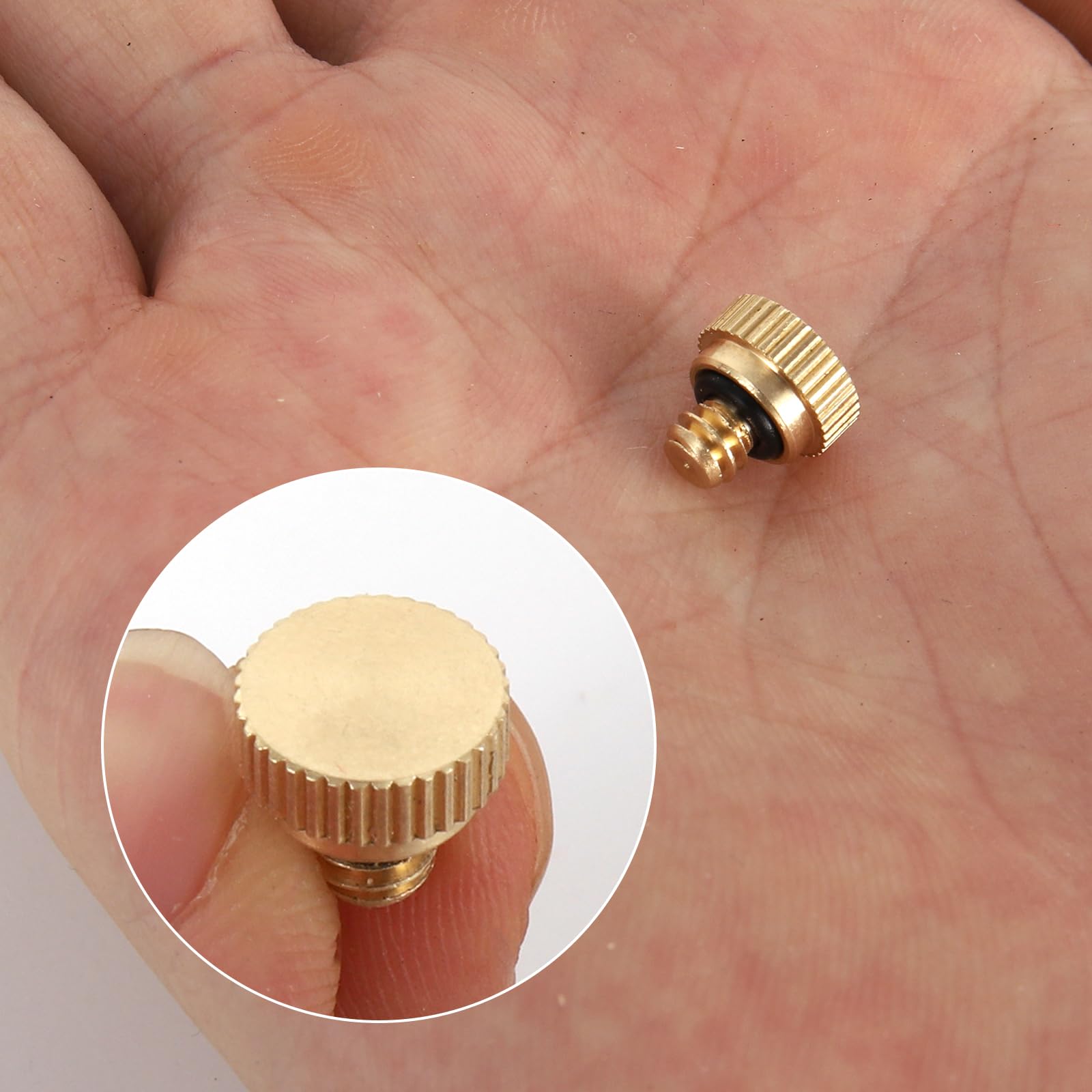 Installation of NFAMRZCAR Brass Misting Nozzle Plug on 1/4 inch tubing