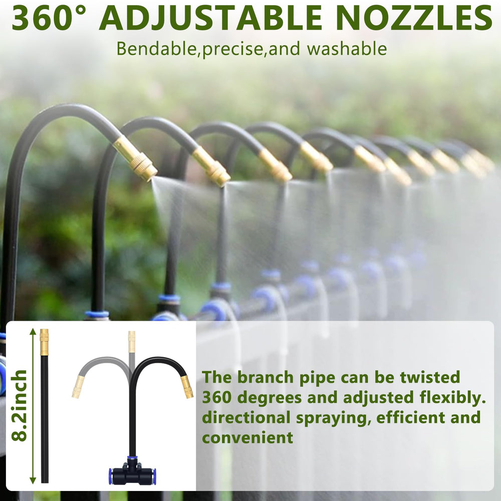Installation of Nowaca drip irrigation system in a garden