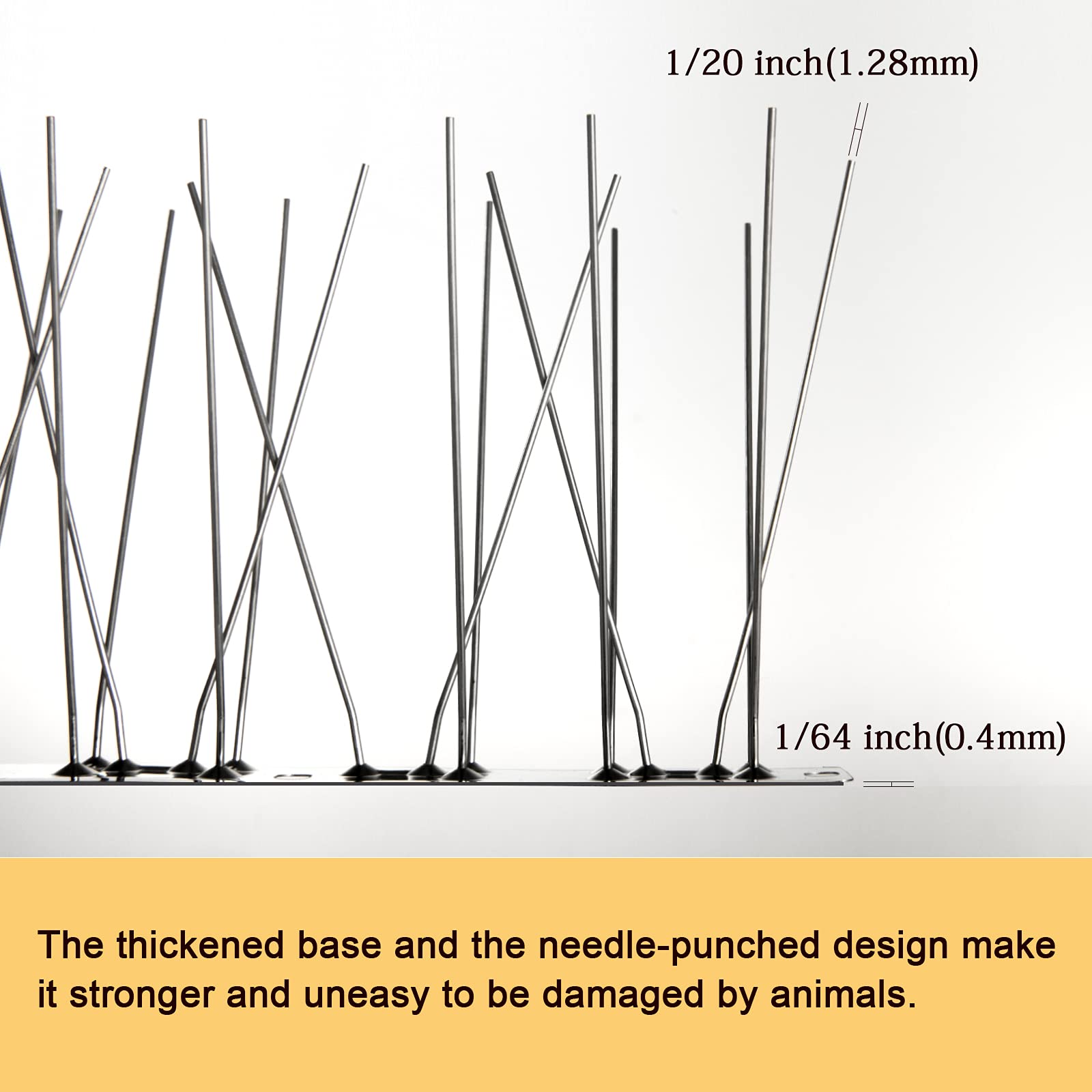 Installation of OFFO Bird Spikes on a window sill