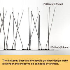 Installation of OFFO Bird Spikes on a window sill