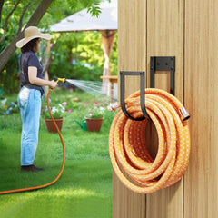 Installation of pickpiff metal hose hanger with screws