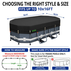 Installation of QH.HOME pool cover with tightening winch