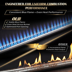 Installation of QuliMetal burner tubes on Weber grill